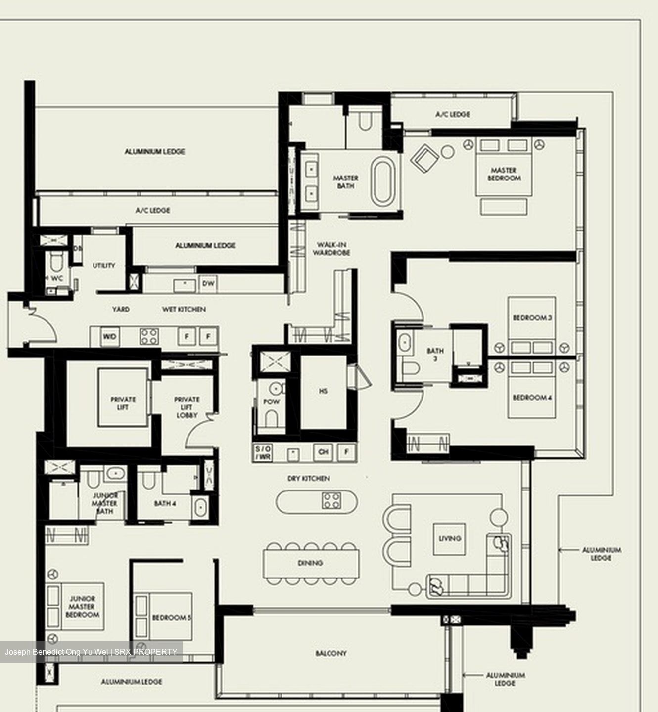 W RESIDENCES MARINA VIEW - SINGAPORE (D1), Apartment #608640091